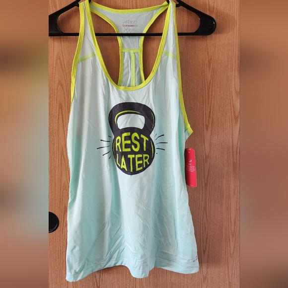 Women's Light Blue Tank Top - Picture 1 of 4